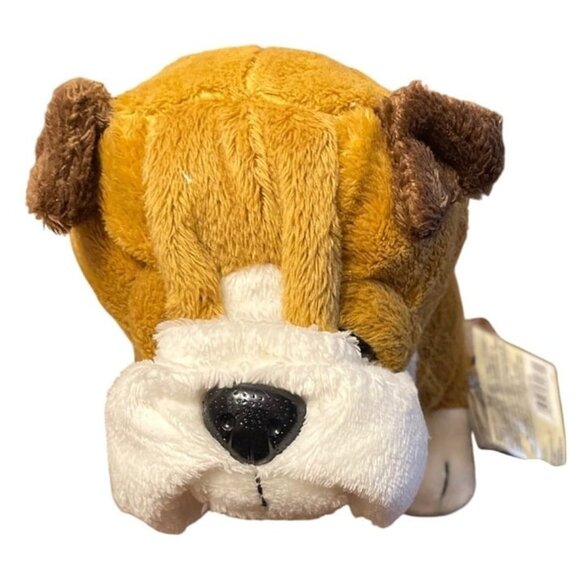 Webkinz Ganz Bulldog Plush Toy Brown & White Stuffed Animal About 8" - Picture 7 of 12